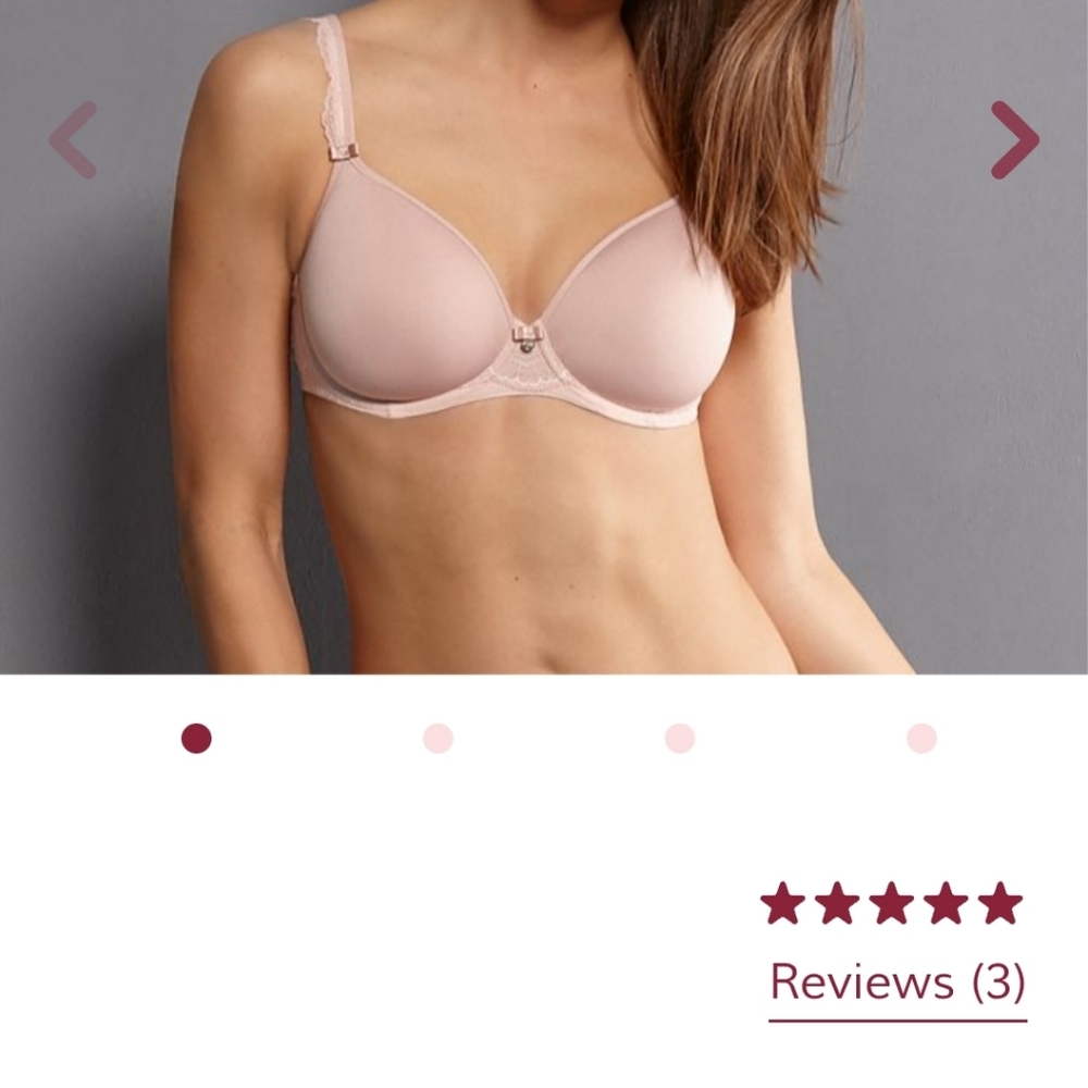 NWOT Anita Rosa Faia Women's Pink Bra